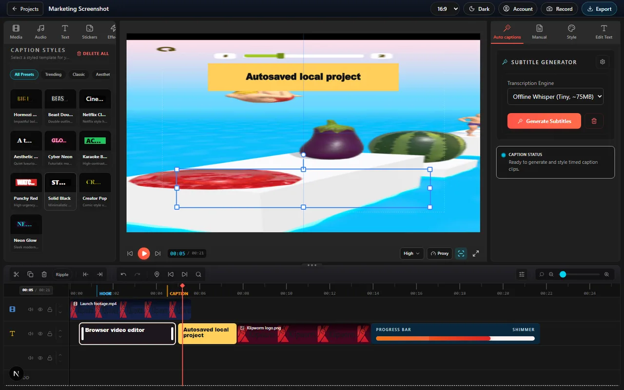 Automatic Subtitle Generator